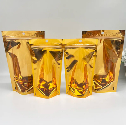 Neue transparente PE-Kunststoff-Zippflasche mit Silbergravierungsdruck