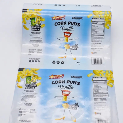 Spezielle Folienlaminate aus Aluminium-Plastik-Lebensmitteln Flexible Verpackungsfilm-Rolle-Tasche für Taro Tomaten Kartoffelchips Verpackung
