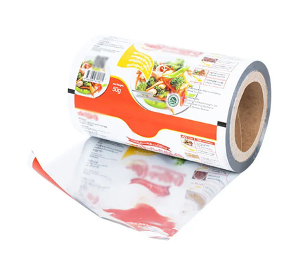 Druck nach Maß Automatische Verpackungsfolie Aluminiumfolie Druck Huhnpulver Gewürze Snacks Chips Lebensmittel Verpackung Rollenfilm