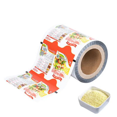 Druck nach Maß Automatische Verpackungsfolie Aluminiumfolie Druck Huhnpulver Gewürze Snacks Chips Lebensmittel Verpackung Rollenfilm