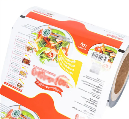 Druck nach Maß Automatische Verpackungsfolie Aluminiumfolie Druck Huhnpulver Gewürze Snacks Chips Lebensmittel Verpackung Rollenfilm