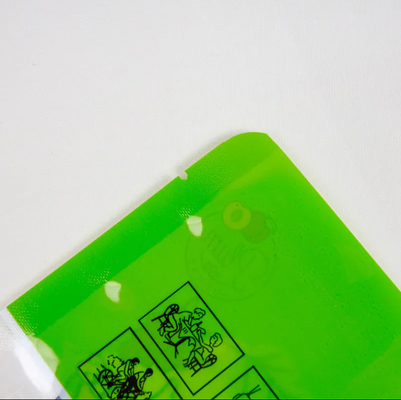Maßgeschneiderte gedruckte Lebensmittelverpackungstüte Kleine Drei-Seiten-Siegel-Tüte mit Fenster