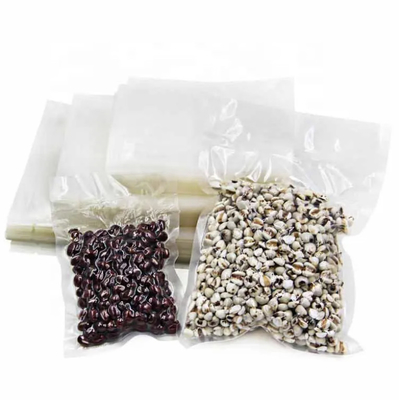 In Lager und auf Wunsch Klar Transparent Nylon PE Laminate Kunststoff Lebensmittellager Verpackung Kammer Vakuum Versiegelung Taschen