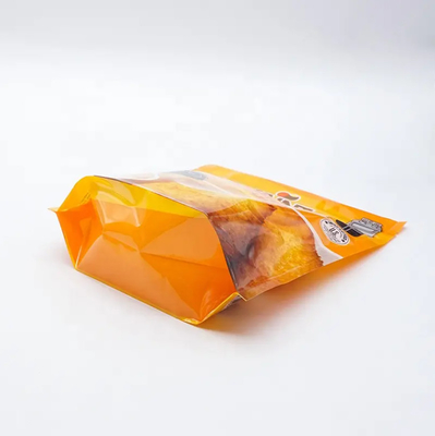 Gefrorene aufgestellte Tasche, recycelbare, gebratene Lebensmittelverpackungstüten mit Reißverschluss