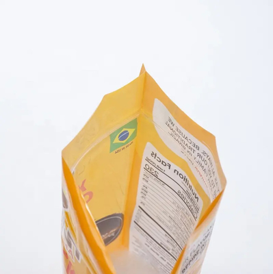 Gefrorene aufgestellte Tasche, recycelbare, gebratene Lebensmittelverpackungstüten mit Reißverschluss