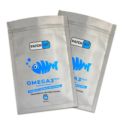 Speziell gedruckte Wärmesiegel Plastiktüten aus Aluminiumfolie für Lebensmittelprodukte Drei-Seiten-Siegelverpackung mit wiederverwendbarem Reißverschluss für Patches