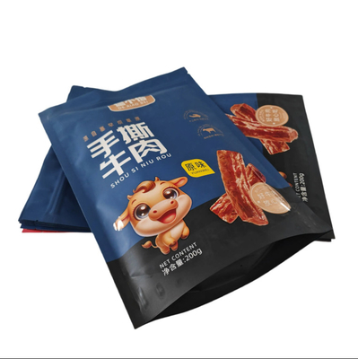 PET/VMPET/PE Matte vertikaler Reißverschlussbeutel mit UV-Druck