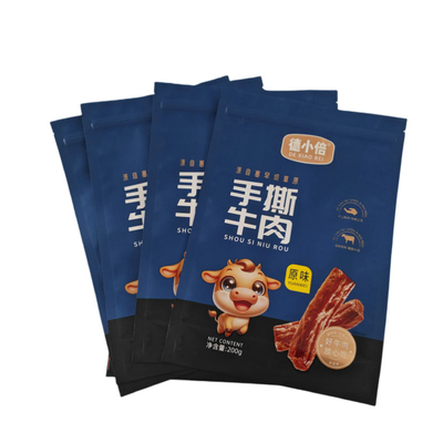 PET/VMPET/PE Matte vertikaler Reißverschlussbeutel mit UV-Druck