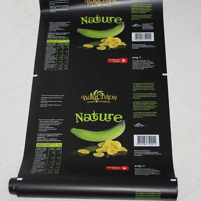 Personalisierte, wärmeversiegelte, flexible Verpackungsfolie für Snacks, Kartoffeln, Maistortillas, Maismehl, Bananenscheiben