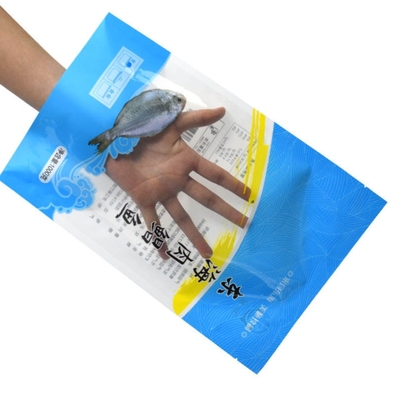 Individuelles Drucken, Wärmesiegelung, Lamination, undichte Flachbeutel aus Nylon, Plastikverpackungen für gefrorenes Fleisch und Fisch, Vakuumbeutel