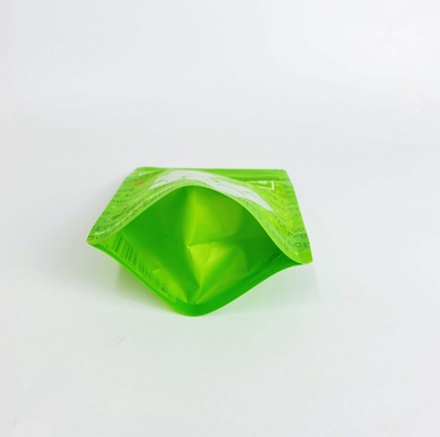 Vertikal verriegelbare Matte Fertigwaren-Snack Süßigkeiten Tasche mit transparenten Fenster