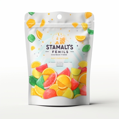 Laminatmaterial Umweltschutzfreundliche Gummi-Tasche Aufrechte Tasche Verpackung 100% recycelbar hochwertig feuchtigkeitsdicht