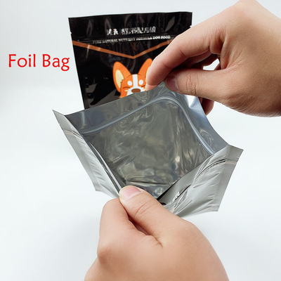 Großhandel Kundenspezifischer Zip-Lock-Beutel Aluminiumfolienbeutel Standbodenbeutel mit Reißverschluss Lebensmittelverpackungsbeutel Zip-Top-Lebensmittelverpackungsbeutel