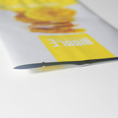 Digitales Drucken Individualgedruckte Plastikfolie Tasche Kaffee Snack Drei Seiten Versiegelte Tasche Flach Tasche Rücken Versiegelte Tasche