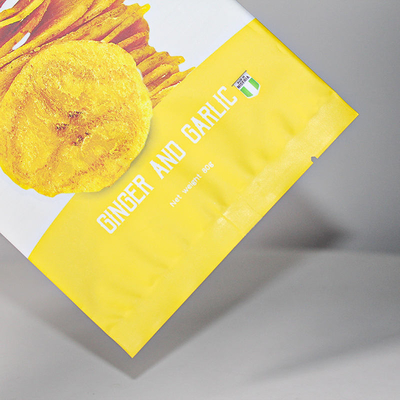 Digitales Drucken Individualgedruckte Plastikfolie Tasche Kaffee Snack Drei Seiten Versiegelte Tasche Flach Tasche Rücken Versiegelte Tasche