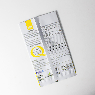 Digitales Drucken Individualgedruckte Plastikfolie Tasche Kaffee Snack Drei Seiten Versiegelte Tasche Flach Tasche Rücken Versiegelte Tasche