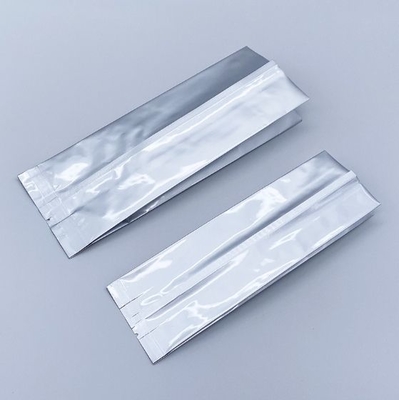 Großhandel feuchtigkeitsbeständige PE-Aluminium-Pulverbeutel, laminiert, heißversiegelt, Seitenfalz, Vakuumbeutel, Aluminiumfolie für die Lagerung