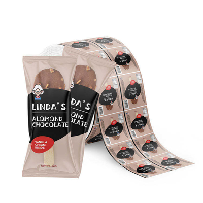 Individuell bedruckte Lebensmittelverpackungs-Kunststoff-Rollenfolie, Eisverpackung, Aluminiumfolien-Verbundrollenfolie