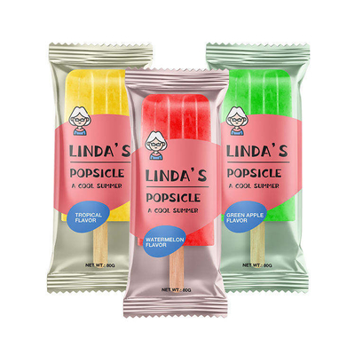 Individuell bedruckte Lebensmittelverpackungs-Kunststoff-Rollenfolie, Eisverpackung, Aluminiumfolien-Verbundrollenfolie