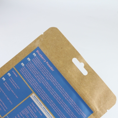 Großhandel mit individuellem Logo aufrecht stehende Tasche, Lebensmittelverpackungstasche, wieder verschließbare Pulverververpackungstasche
