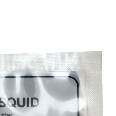 Individuell bedruckte Logo Heißsiegelbeutel, dreiseitig versiegelte Tiefkühlkostverpackung, Kunststoff-Vakuumbeutel, Fleischverpackung mit Sichtfenster