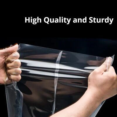 Fabrik-Direktverkauf von kundenspezifischen, dreiseitigen, versiegelten Nylon-Lebensmittelverpackungstaschen, hochtransparenten Vakuum-Lebensmitteltaschen, PE-Plastiktaschen, 100 Stück