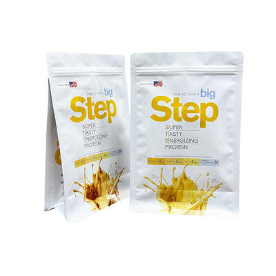 Custom gedruckte Stand-up Ziplock Tasche für Lebensmittelverpackungen für Snacks Süßigkeiten Pulver Nüsse Trockene Gewürze Pulver Zucker