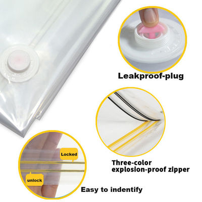 Transparente PA-PET Vakuumdichtungs-Speicher-Taschen für Kleidung