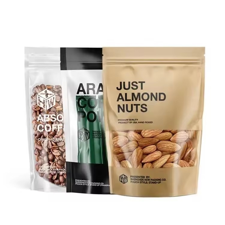Großhandel Custom Logo Plastik Snack Mango Trockenfrüchte Verpackung Stehen Sie auf Tasche Trockene Lebensmittelverpackung