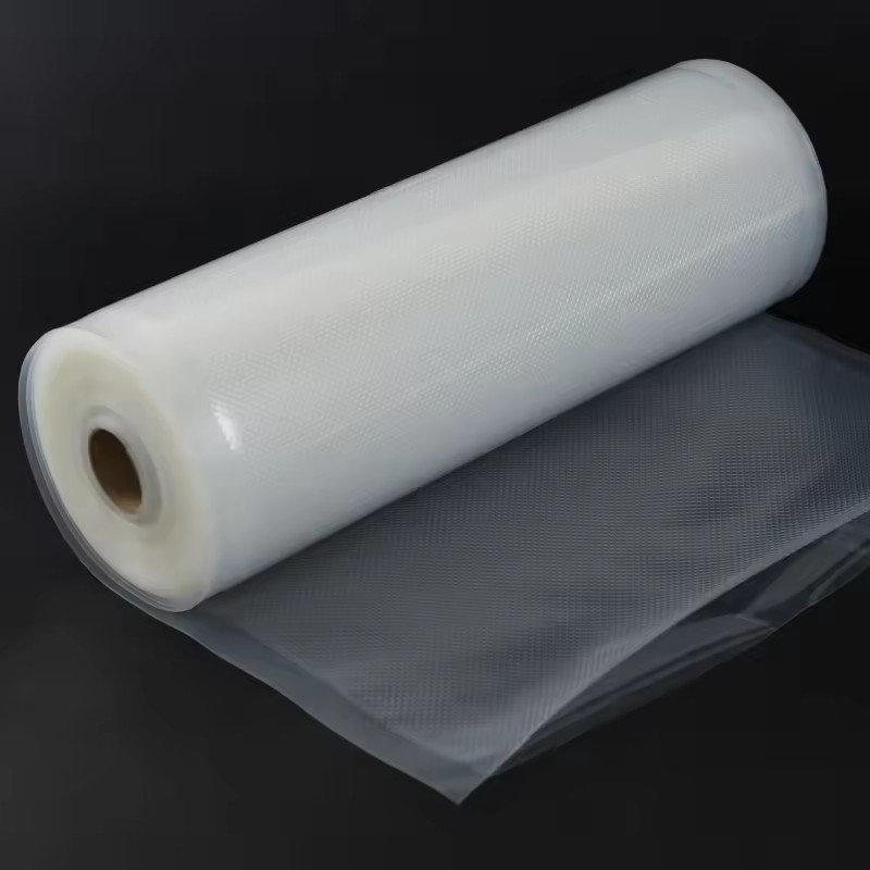 Aufgestellte Rollen Vakuumdichtungsbeutel Vakuumverpackungsfolie Frische Aufbewahrungstüte Vakuumbeutel Rollen zur Speicherung von Lebensmitteln