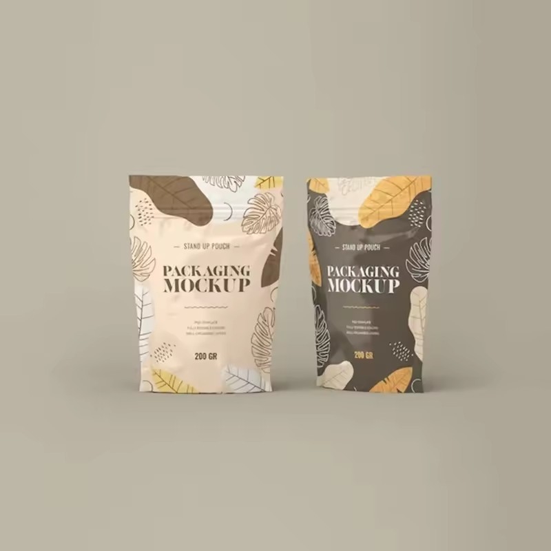 Wiederverschließbare Verpackung für Lebensmittel, Stehen Sie auf Tasche Matte Oberfläche Reißverschlussbeutel mit Ventilfolie Reißverschluss Kaffeebeutel