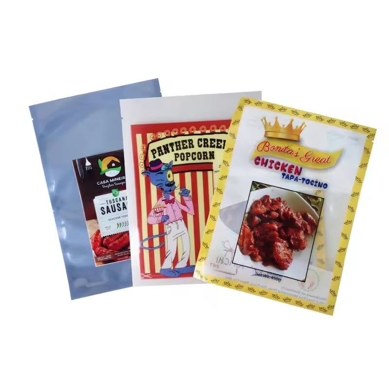 Lamierte, benutzerdefinierte, gedruckte, transparente Kunststoffe, Mylar, Meeresnahrungsmittel Verpackung, Vakuum, versiegelte, gefrorene Tasche