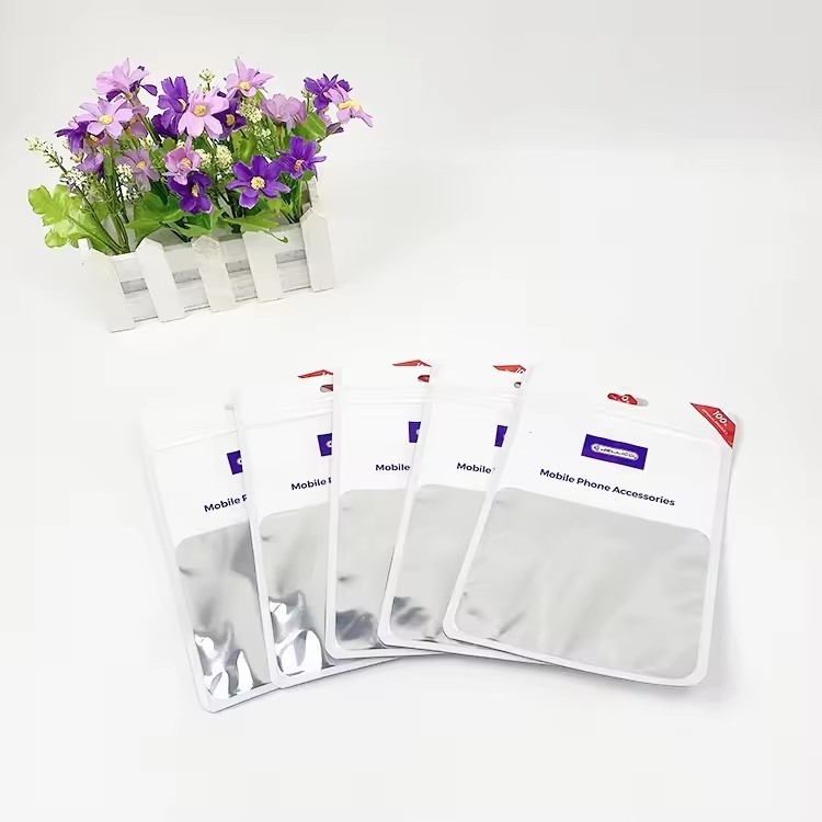 High-Quality Custom Wasserdicht Mylar Ziplock Taschen Mini Drei Seiten Siegel Plastik Verpackungstasche Aluminiumfolie Tasche