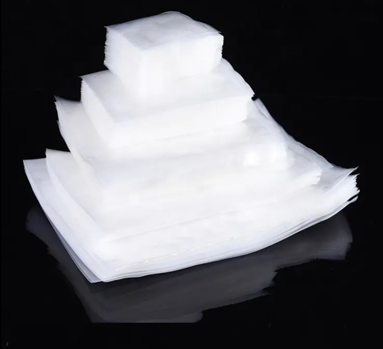 Lecksicherung Lebensmittelqualität Laminate Durchsichtige Nylon Fisch Meeresfrüchte Kunststoff Verpackung Wärmesiegel Vakuumsiegel Taschen