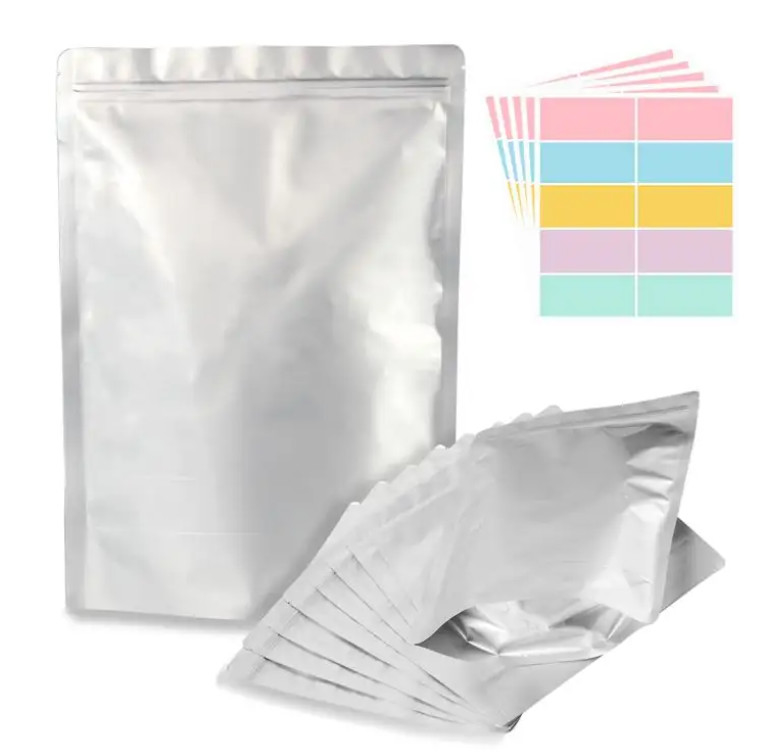 Besonders gedruckte Mattenfolie Kunststoff-Lebensmittel-Verpackung wieder verschließbar Tasche Aluminium Reißverschluss Stehen Tasche mit Reißverschluss