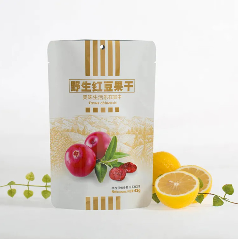 Custom Print Matte Aluminiumfolie Plastikbeutel Lebensmittelverpackung Obst Doypack Reißverschlussbeutel Stehen Tasche Lebensmittelbeutel