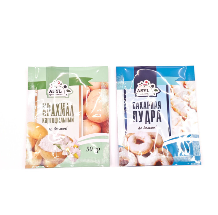 Hersteller Großhandel Custom Printed Bag Hochwertige dreiseitige Dichtungstüte Snacks Verpackungstüte für Snacks Süßigkeiten Zucker