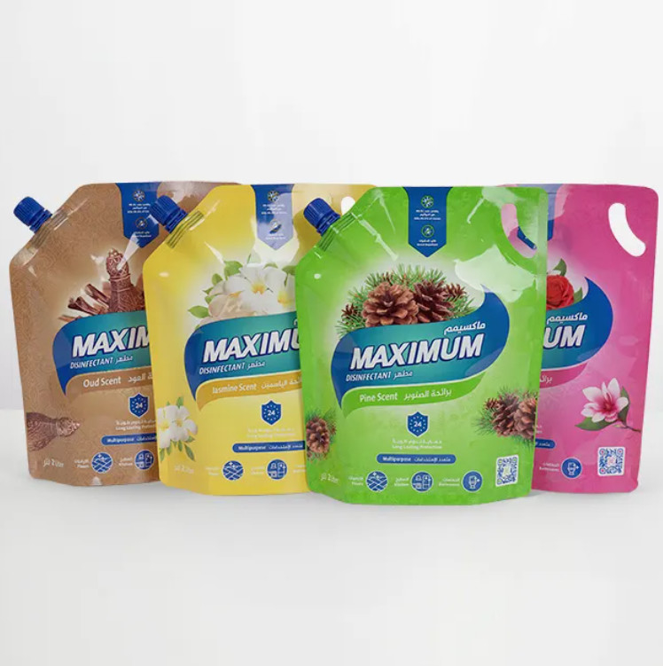 Verpackung mit hoher Kapazität für Flüssigreinigungsmittel