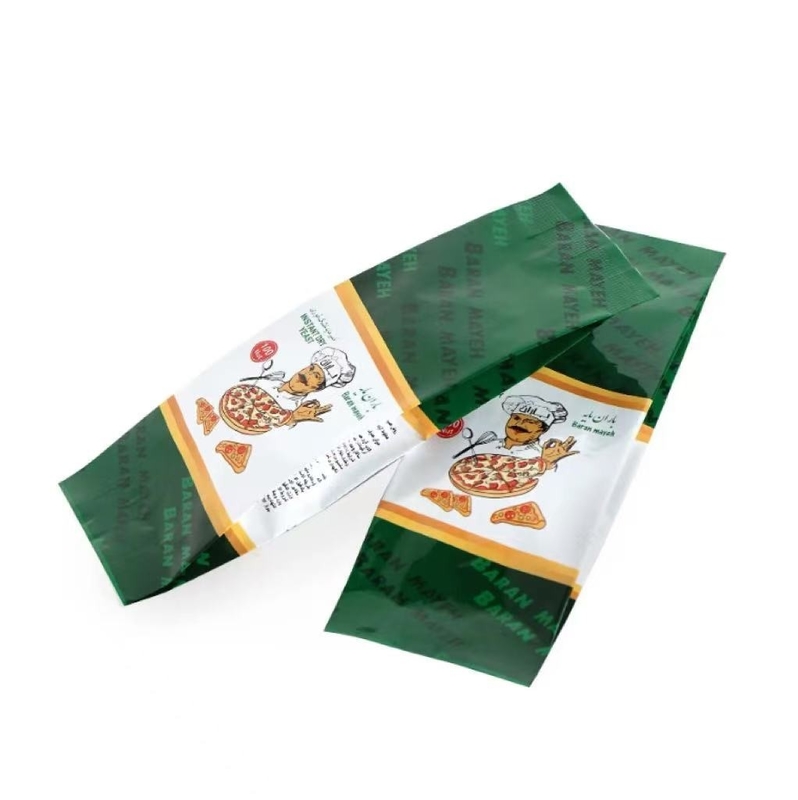 Custom Print Matte Side Gusset Aluminiumfolie Mylar Tasche Hefe Lebensmittelverpackung Plastiktüten