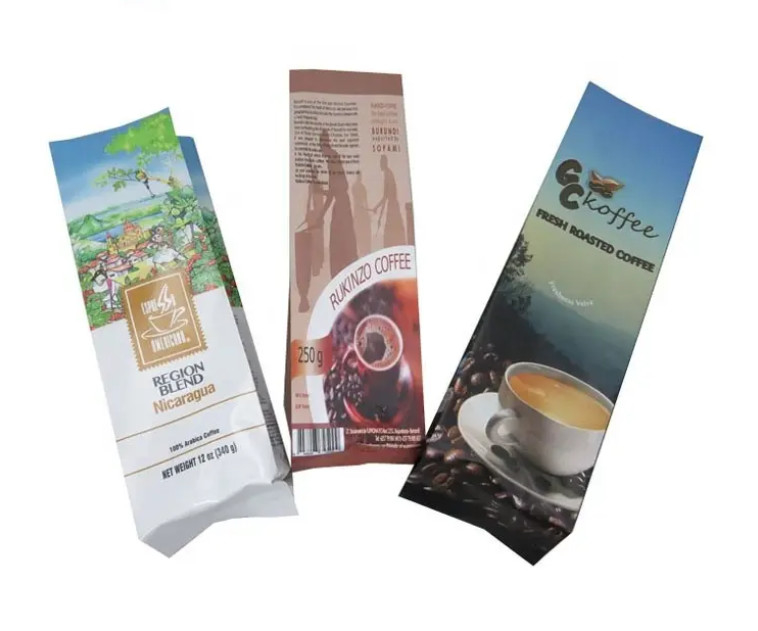 Custom Printed Aluminiumfolie Wiederverwendbarer Reißverschluss Einwegventil Nachhaltiges Seitengusset Kaffee Tee Lebensmittel Plastikverpackungstüten