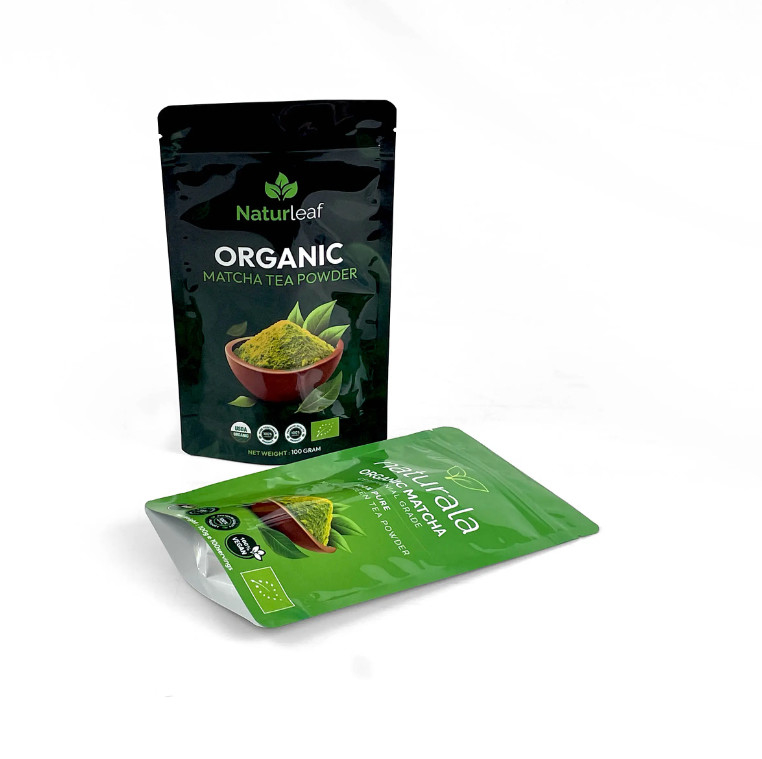 Individuell angepasste Stand-up-Tasche Lebensmittelverpackung Trockene Früchte Snack Süßigkeiten Tasche Kunststoff Laminat Aluminiumfolie