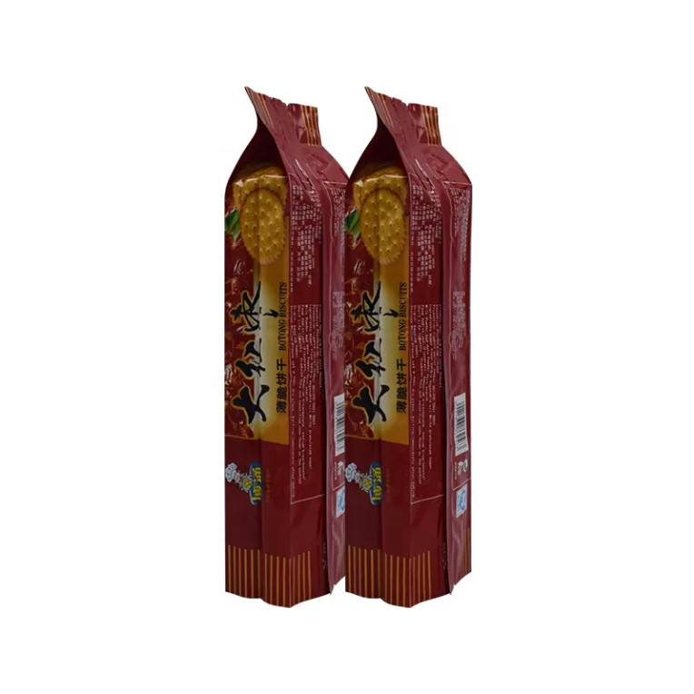 Besonders gedruckte Plastik Snack Trockenfutter Seite Gusset Tasche Mylar Cookie Biscuit Verpackungstasche