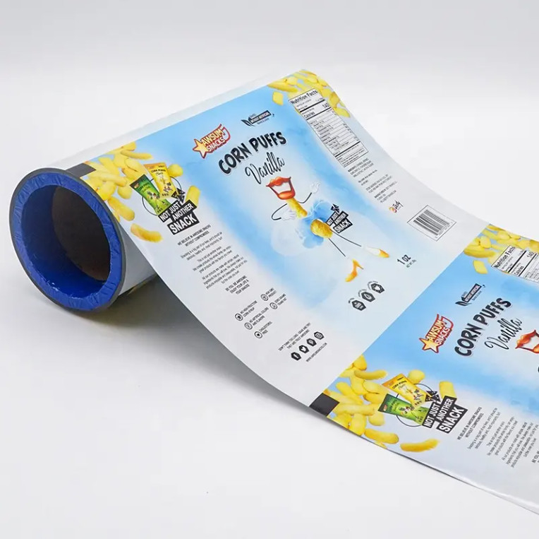 Spezielle Folienlaminate aus Aluminium-Plastik-Lebensmitteln Flexible Verpackungsfilm-Rolle-Tasche für Taro Tomaten Kartoffelchips Verpackung