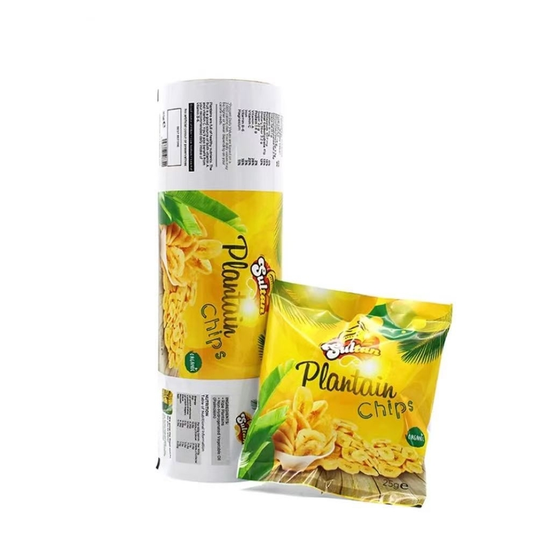 Kunststoff-Lebensmittel-Film-Fabrik Maßgeschneiderte Druckerei Kunststoff-Rolle Kleine Tasche Verpackungsfilm Snack/Kartoffelchips