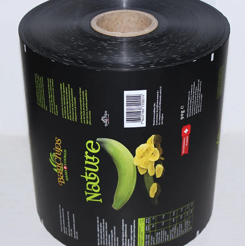 Personalisierte, wärmeversiegelte, flexible Verpackungsfolie für Snacks, Kartoffeln, Maistortillas, Maismehl, Bananenscheiben