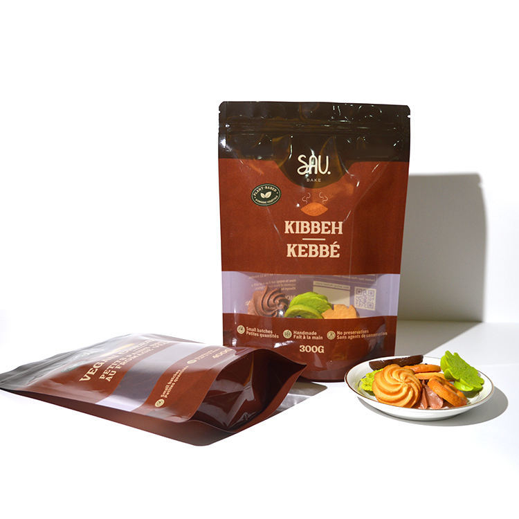 Aluminiumfolie Stehen Sie auf Tasche Reißverschluss Verschluss Siegel Snack Süßigkeiten Essen Tasche Wiederverwendbare Reißverschluss Tasche