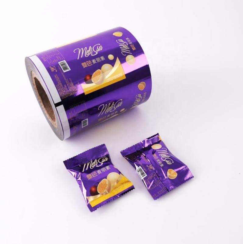 Custom Printed Soft BOPP Lamination PE Film Roll Flexible Kunststoff Snacks und Lebensmittelverpackungen für Kekse Süßigkeiten