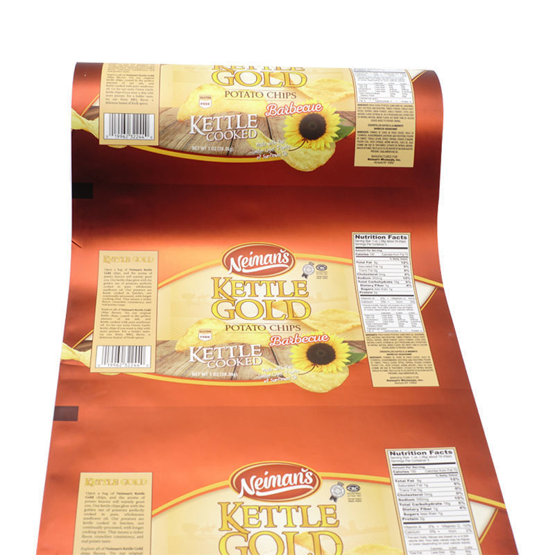 Laminate BOPP/VMCPP Lebensmittel-Plastikbeutel Filmrolle für Verpackungsmaschine