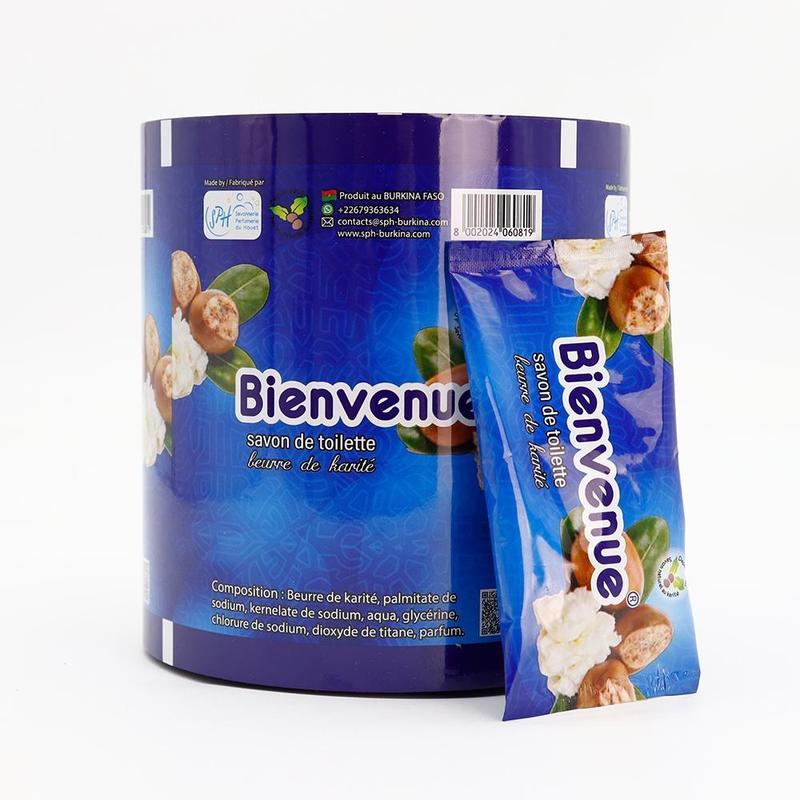 Warm verkaufte, maßgeschneiderte, gedruckte, laminierte, Lebensmittel-Plastikfolie, Flexible Verpackung zur Verpackung von Seife