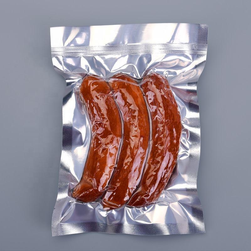 Großhandel Vakuumbeutel Heißsiegelung Kundenspezifische Tiefkühlkostverpackung Laminierte Kunststoffbeutel für Fleischverpackung
